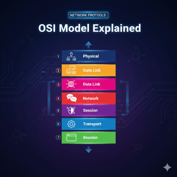 OSI Model and TCP/IP Model Explained with Diagrams
