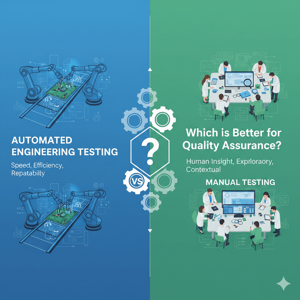 Automated Engineering Testing vs Manual Testing